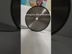 Meules diamantées à liant résine 1A1R de 300 mm à jante continue pour la coupe du verre