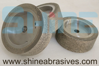 3 mm de rayon de liaison métallique roues de meulage de résine Abrasif à chaud processus de moulage par pressage