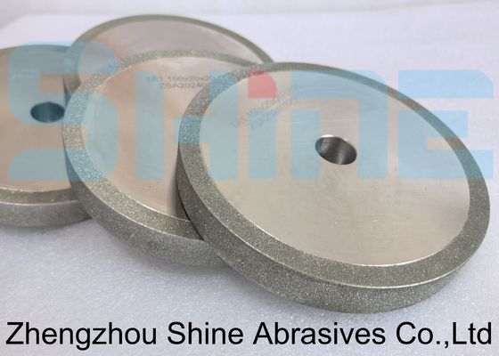 Roue de meulage de diamants plats électroplatée pour le meulage du verre au carbure de tungstène