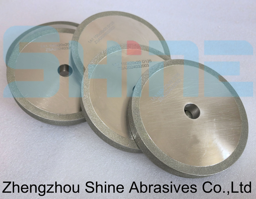 Roue de meulage de diamants plats électroplatée pour le meulage du verre au carbure de tungstène