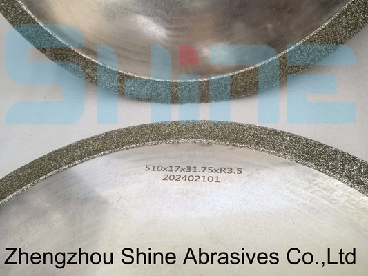 Lames de scie à bande roue d'affûtage électroplaté diamant commun véritable broyage
