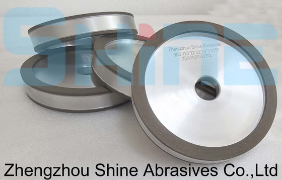 Résine de liaison 125 mm 9A3 roue de diamant pour le meulage de surface de revêtement de carbure