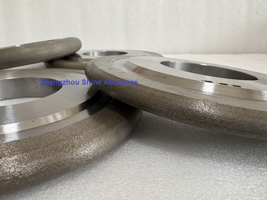 200mm 14F1 metal bond diamond wheel for carbide roll grinding or profile.