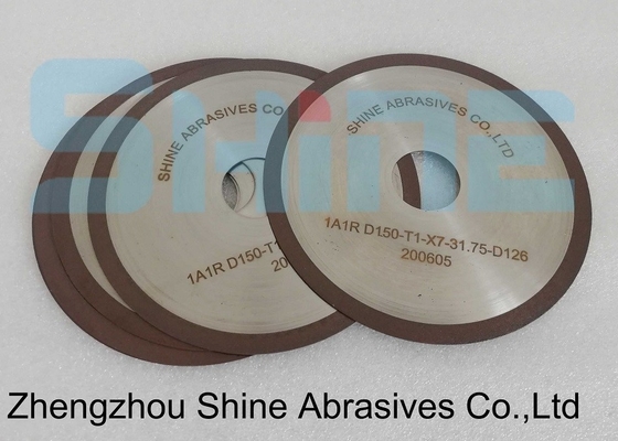 D151 1A1R Roues diamantées Carbure de tungstène Cbn Roue coupée