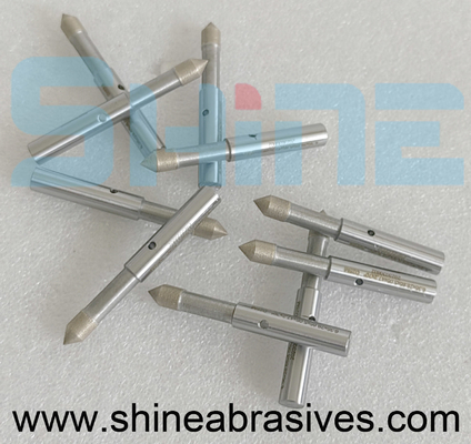 Outils à base de diamants électroplatés à point monté pour l'usage industriel Tête de broyage de diamants
