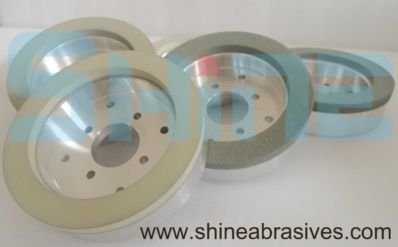 Abrasifs de brillant Bond vitrifié Roue de meulage de diamants 6 pouces Forme cylindrique