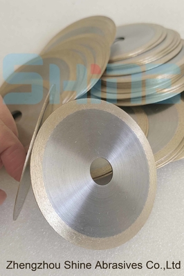 1A1R Roue de coupe diamant / CBN Roue de coupe diamant en liaison métallique