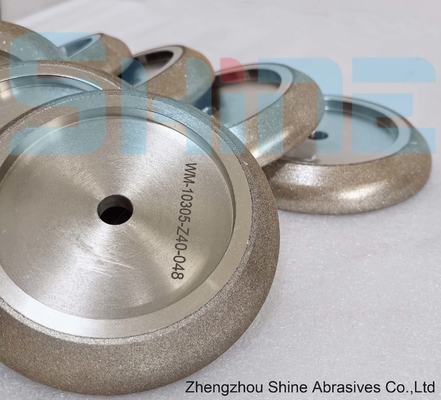 127 mm électroplate Cbn roue de profil de meulage pour l'affûtage de la scie à bande 10/30