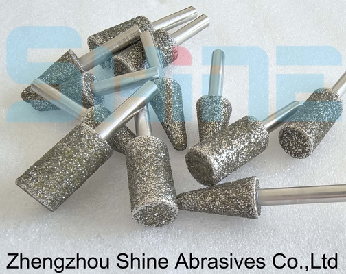 Mandrels et roues de meulage de diamants / CBN électroplatés pour outils au carbure