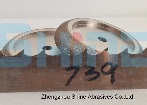 Abrasifs de brillance B151 CBN roue d'affûtage pour lames de scie à bande de profil 7/39.5