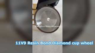 Meule diamantée à liant résine 11V9