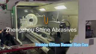 Fabrication de corps en diamant de 600 mm