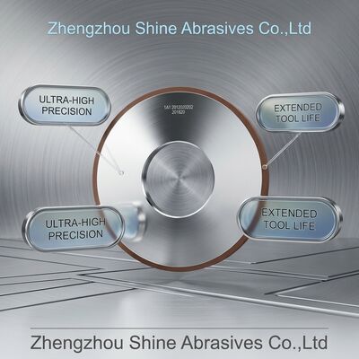 1A1 Roue de meulage de liaisons de diamants en résine pour la céramique au carbure de tungstène