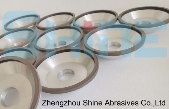 12A2/45° Roue de diamant à liaison de résine pour le meulage d'outils à pointe de carbure