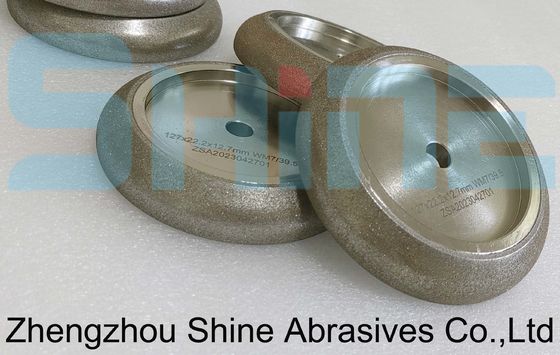 Roue de meulage CBN électroplatée pour l'affûtage de lames de scie à bande