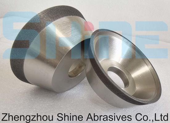 75 mm 11V9 Résine de liaison CBN / Diamond meuleuse pour le meulage d'outils CNC
