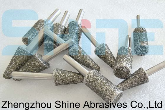 Mandrels et roues de meulage de diamants / CBN électroplatés pour outils au carbure