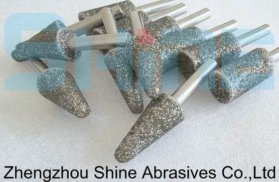 Mandrels et roues de meulage de diamants / CBN électroplatés pour outils au carbure