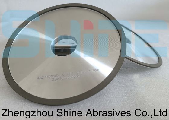 4A2 Roues de meulage de diamants en résine pour l'usinage du carbure de tungstène