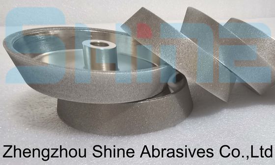 Diamant à bille unique électroplaqué Roue de meulage Profil de bord Poli