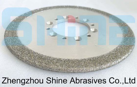 Roues de meulage de fer moulé au diamant électroplaqué pour la transformation des métaux