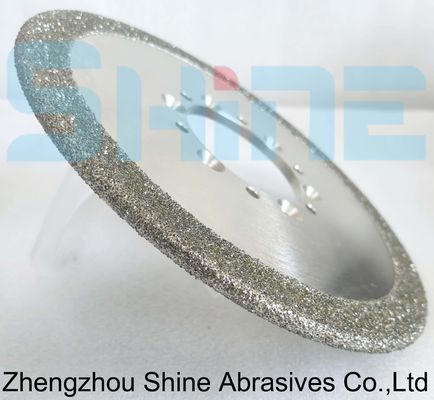 Roues de meulage de fer moulé au diamant électroplaqué pour la transformation des métaux