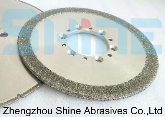 Roues de meulage de fer moulé au diamant électroplaqué pour la transformation des métaux