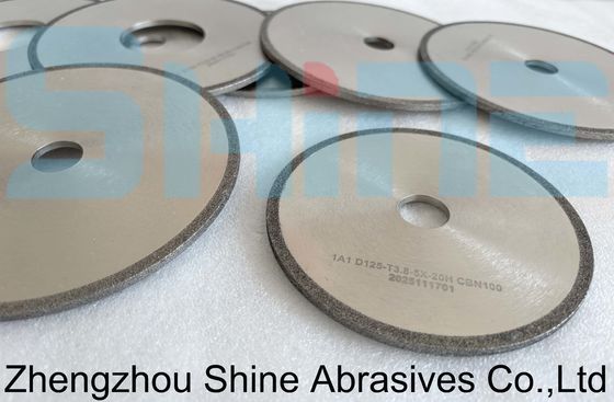 150 MM Roues de meulage CBN en diamant électroplaté pour le carbure de tungstène