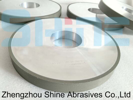 250 mm 1A1 Flat Resin Bond CBN Diamond Grinding Wheel pour le carbure