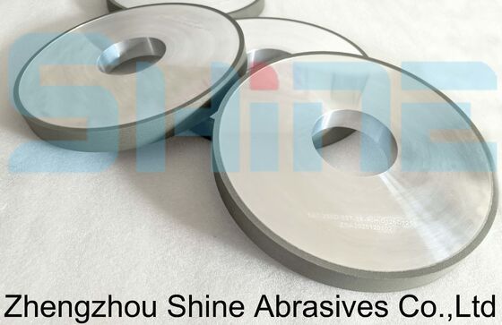 250 mm 1A1 Flat Resin Bond CBN Diamond Grinding Wheel pour le carbure