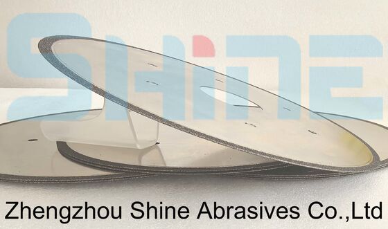 Les roues de coupe CBN électroplaquées 1A1R de 250 mm pour les matériaux HSS