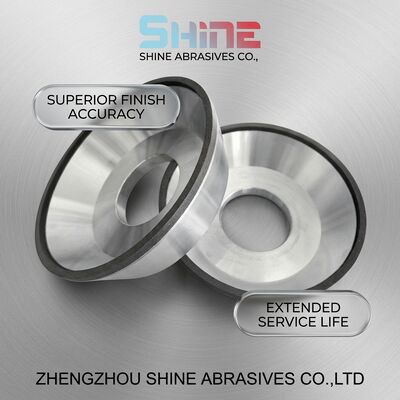 Meules abrasives diamantées à liant résine en forme de coupelle 12A2 pour meulage de surface