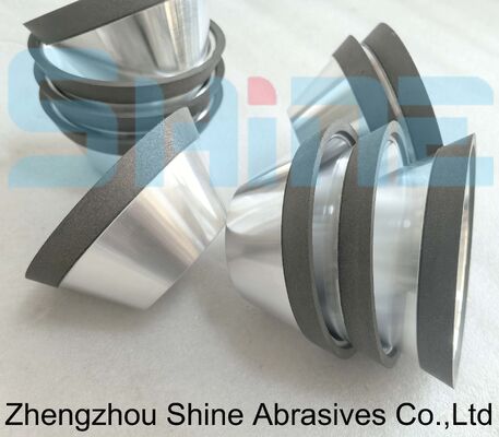 Meule boisseau diamantée à liant résine 11V9 pour le meulage du carbure et du PCD