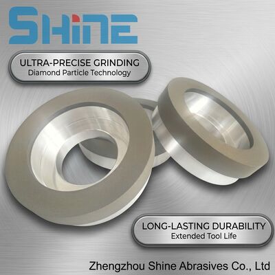 Résine de liaison 6A2 Diamond Cup Wheel pour le broyage des matériaux en carbure solide