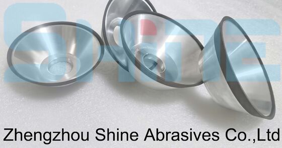 Meule diamantée à liant vitrifié 200mm Diamètre standard pour rectification de précision d'acier de roulement Finition supérieure