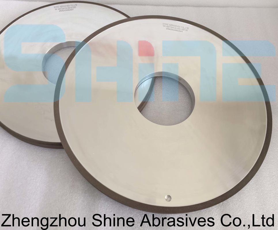 1A1 Roues de meulage à diamants à liaison à résine plate pour verre céramique