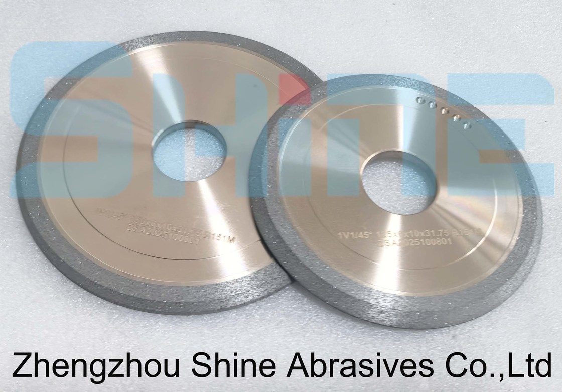 Meules CBN à liant hybride pour outils en carbure de tungstène et HSS - Rectification de cannelures