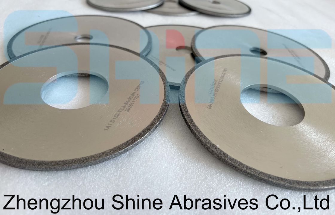 150 MM Roues de meulage CBN en diamant électroplaté pour le carbure de tungstène