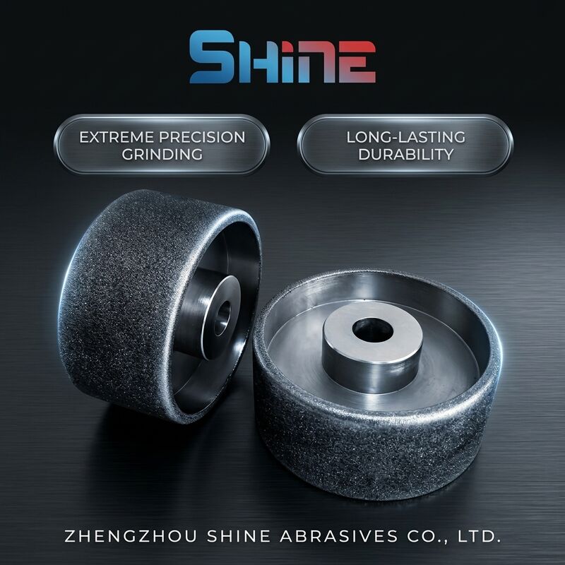 Roues CBN électroplaquées pour le meulage et l'affûtage de couteaux en bois HSS