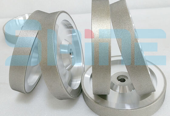 1A1 Roue de meulage de surface de diamant électroplaquée 200 mm D126 pour le traitement de la céramique en zirconium d'aluminium et en carbure de silicium