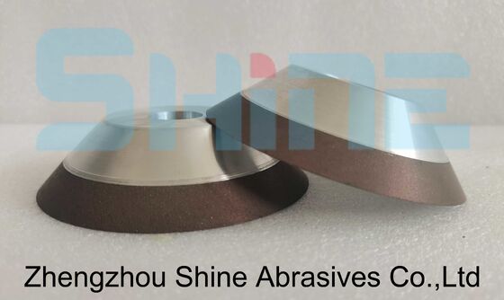 Meule conique à liant résine diamantée 11V9 100mm Grain 100 pour plaquettes PCD PCBN