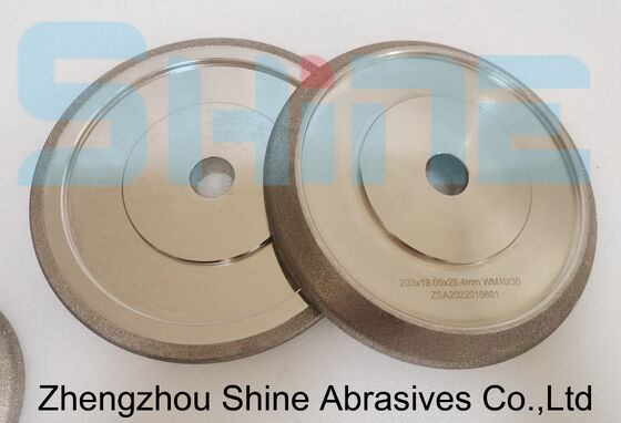Meule d'affûtage de scie à ruban CBN électroplaquée de 203 mm (8 pouces) - Diverses granulométries disponibles